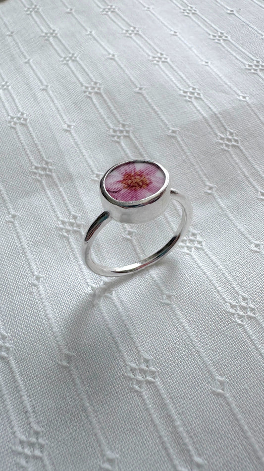 Wild Rose Ceramic Ring