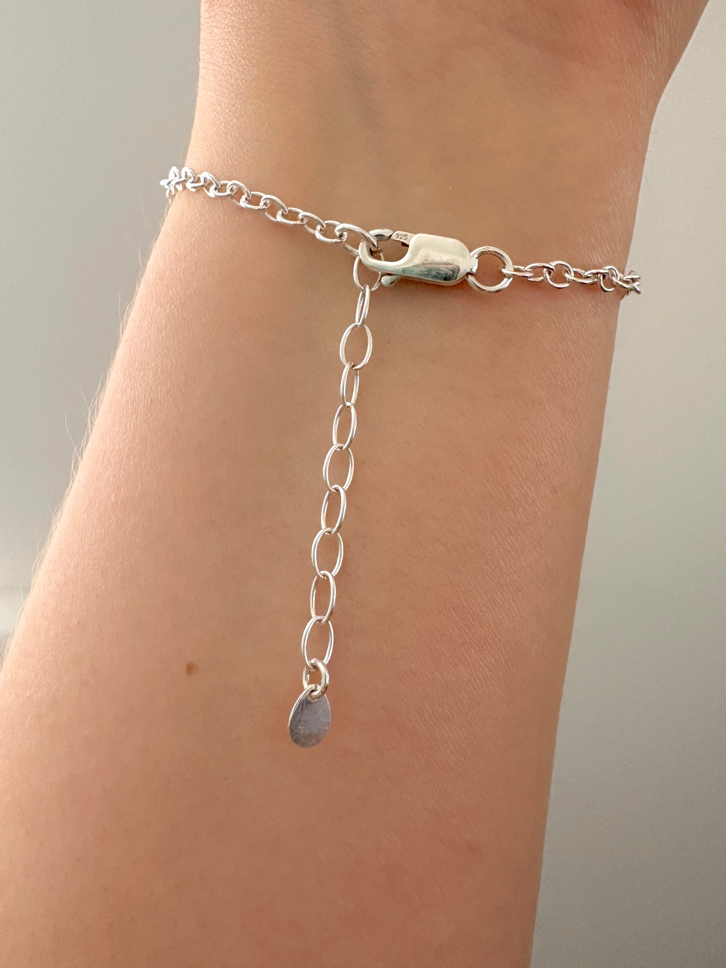 Sky Blue Seaglass Bracelet