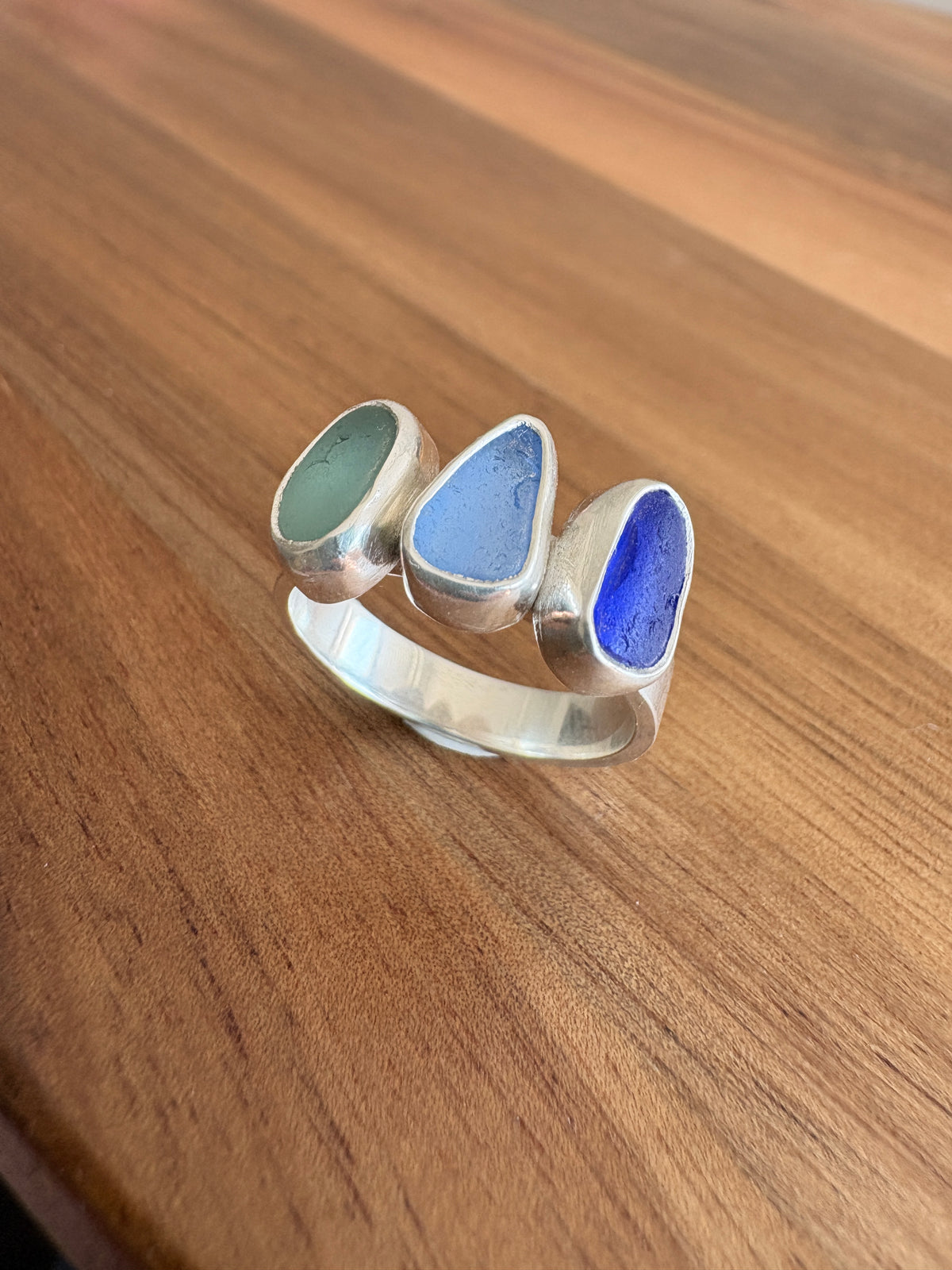 Multi Seaglass Ring