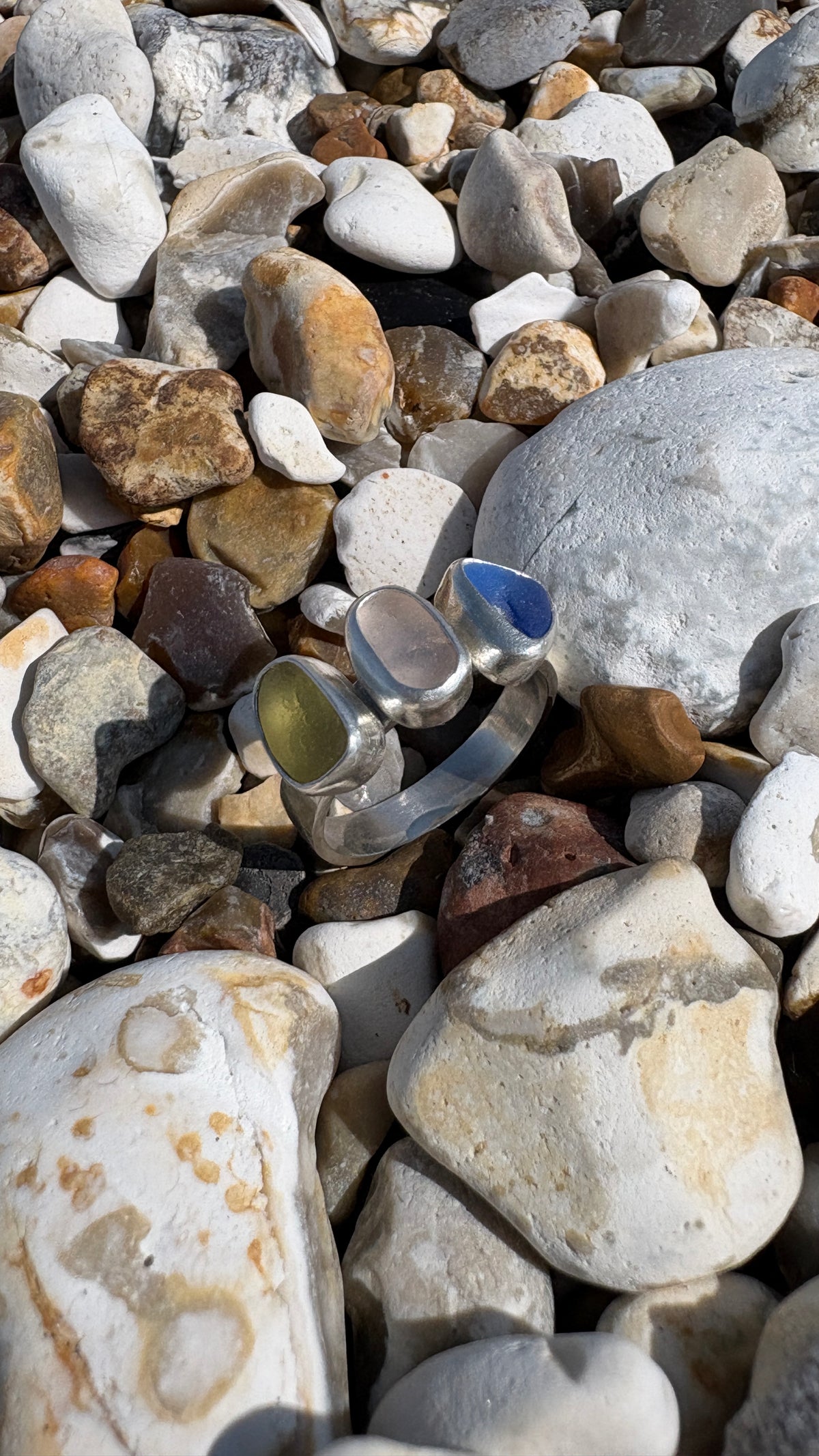 Multi Seaglass Ring