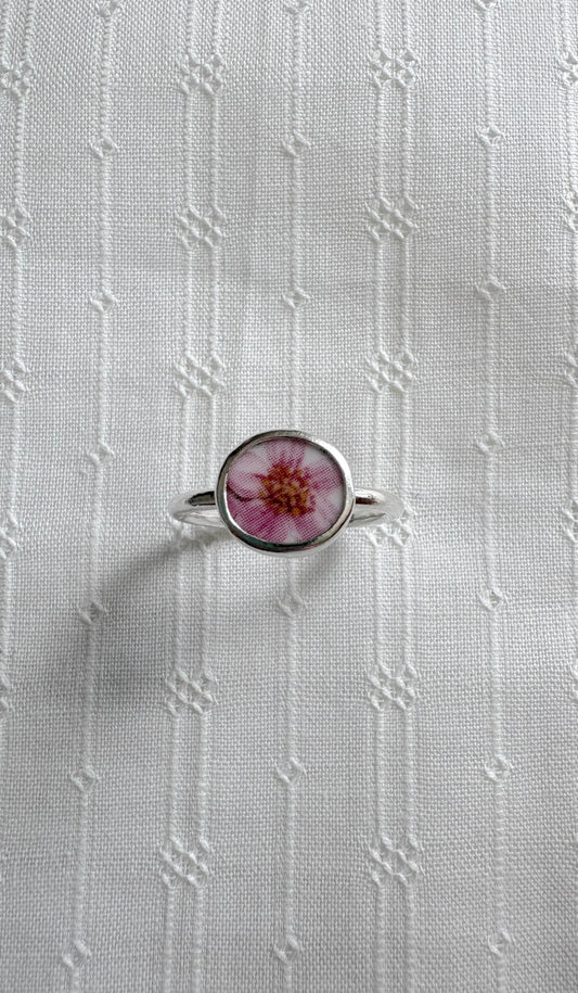 Wild Rose Ceramic Ring