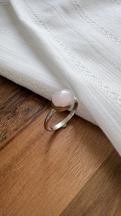 Pink Mother of Pearl 'Mira' Ring