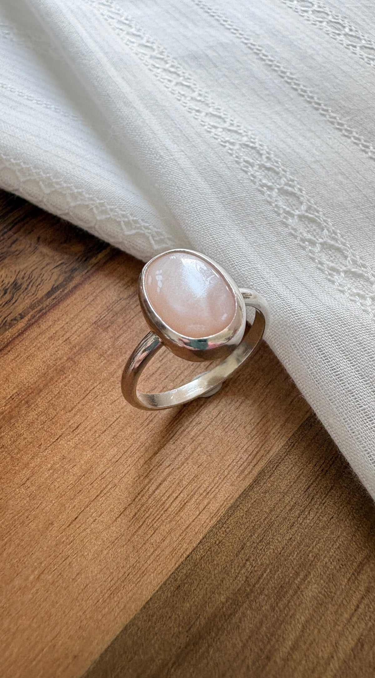 Pink Mother of Pearl 'Venus' Ring