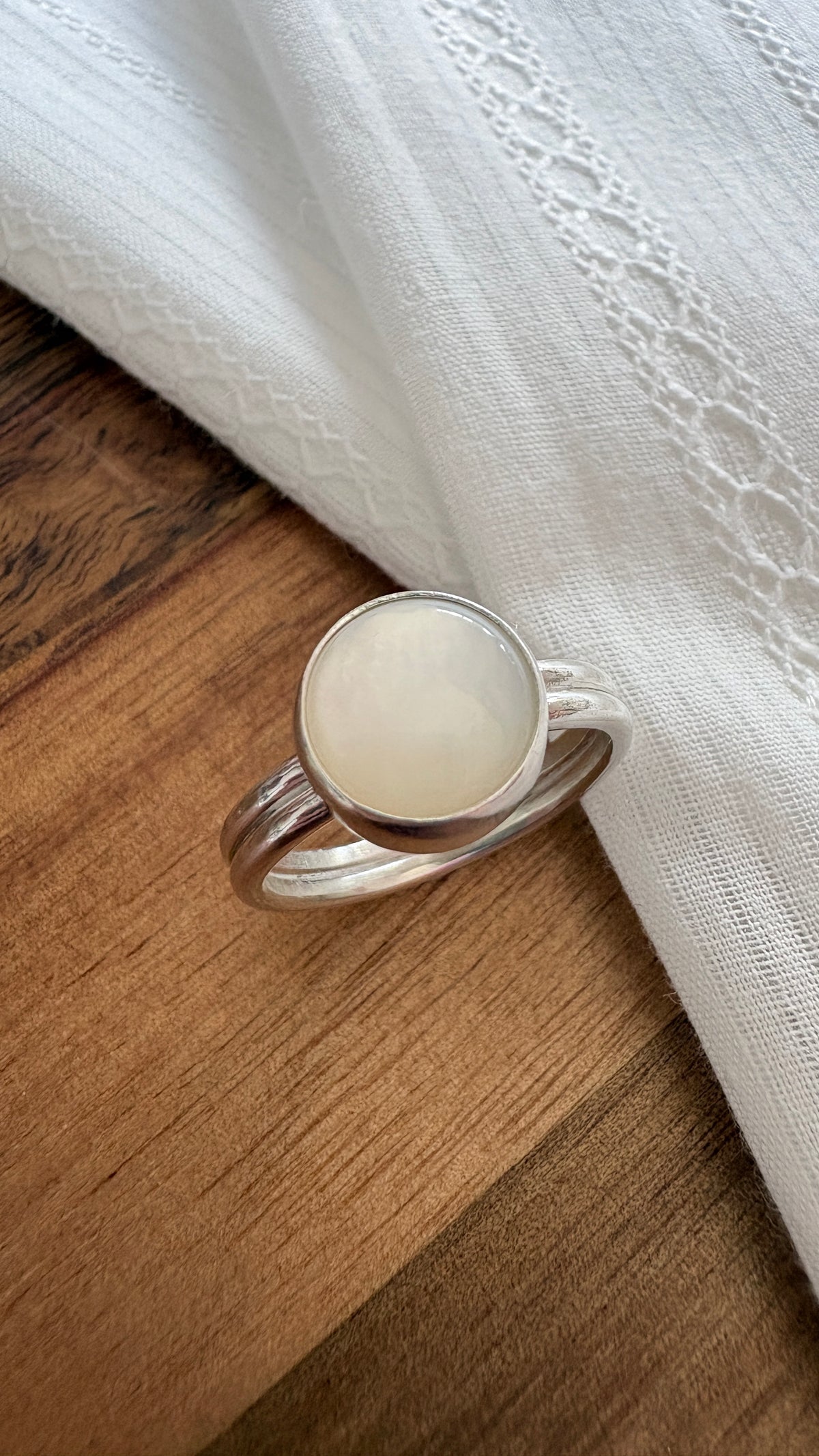 Mother of Pearl 'Cleo' Ring
