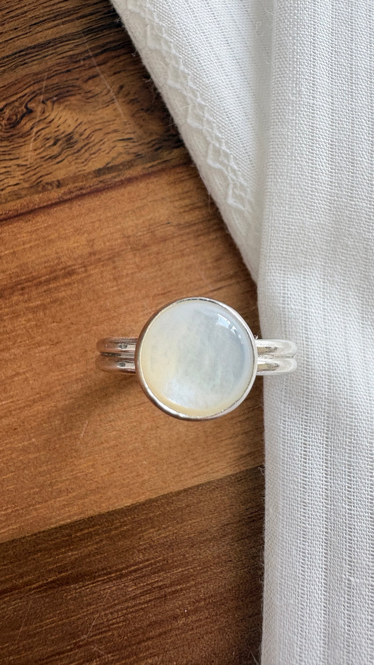 Mother of Pearl 'Cleo' Ring