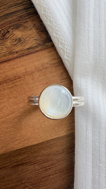 Mother of Pearl 'Cleo' Ring