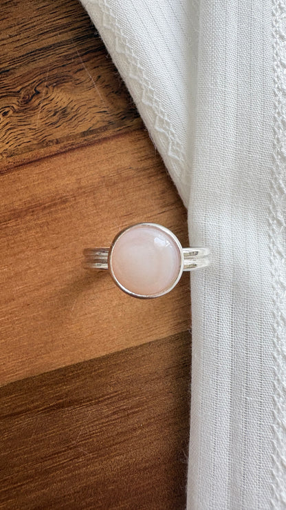 Pink Mother of Pearl 'Ariel' Ring