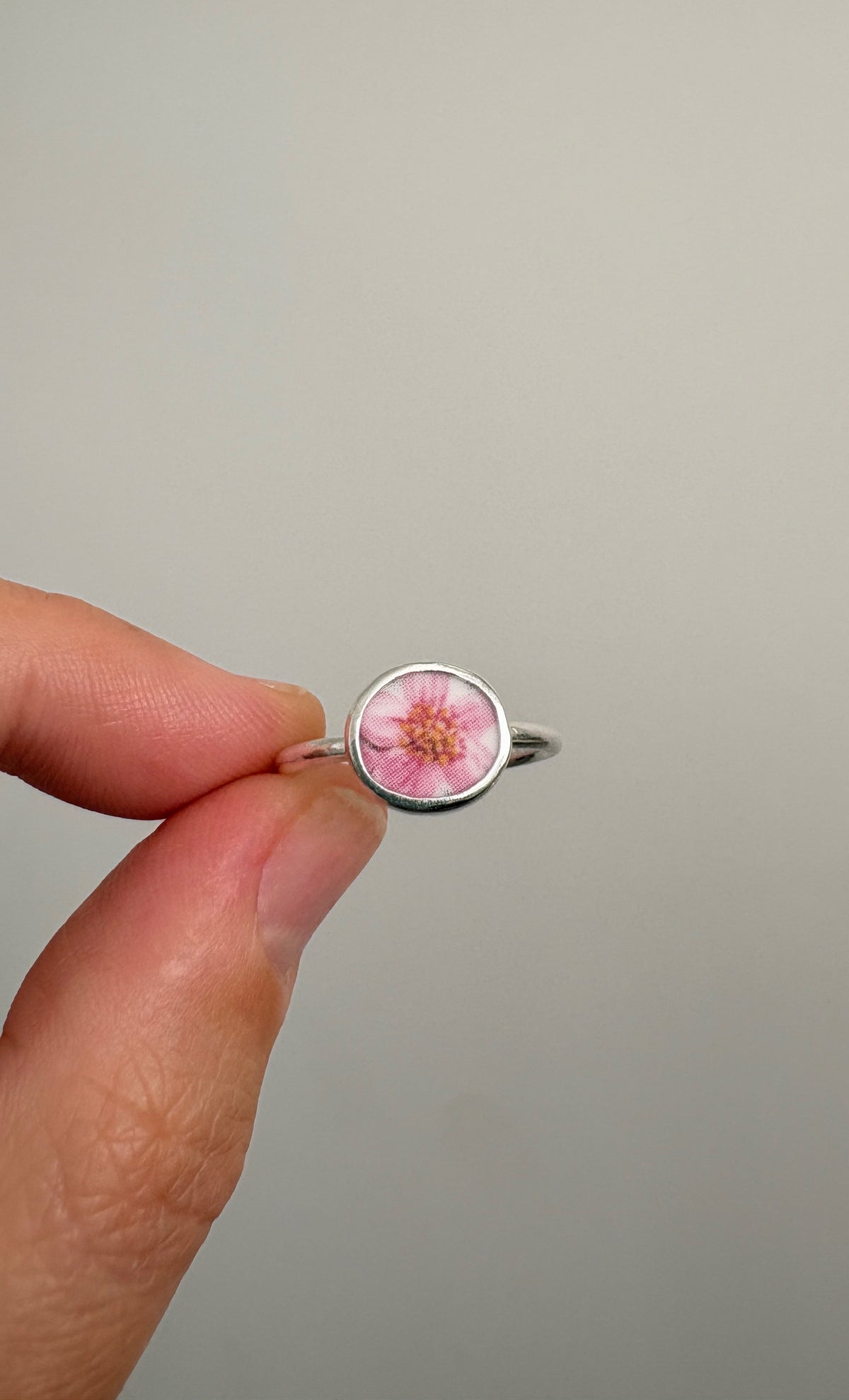 Wild Rose Ceramic Ring
