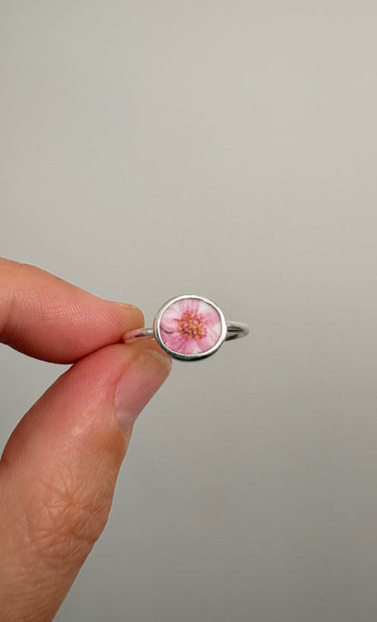 Wild Rose Ceramic Ring