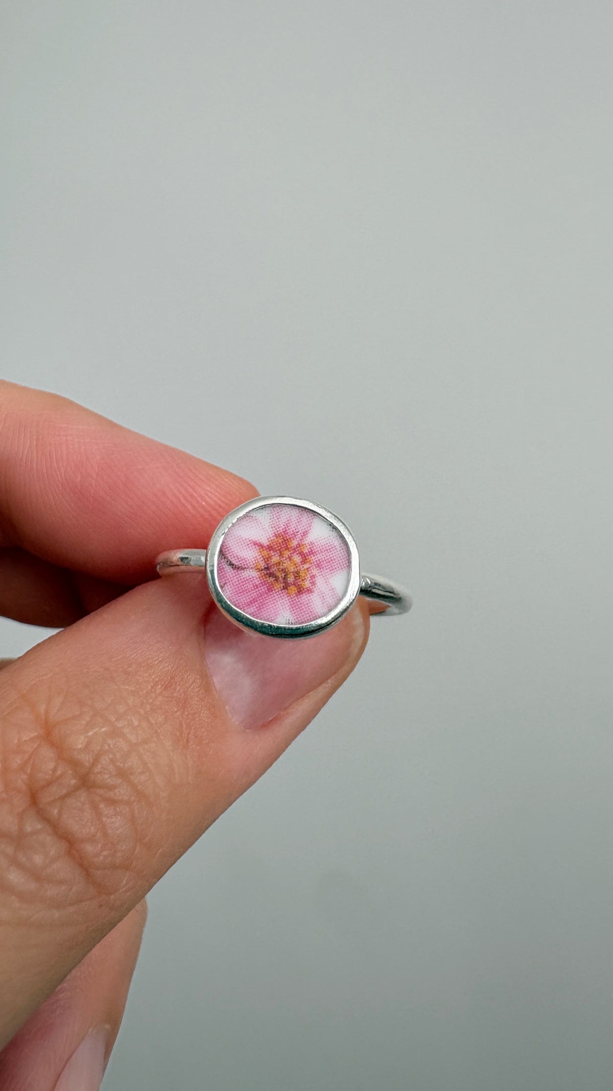 Wild Rose Ceramic Ring