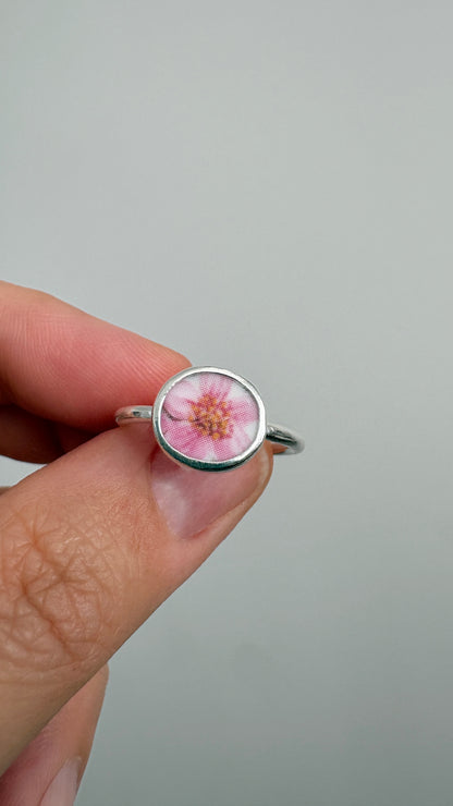 Wild Rose Ceramic Ring