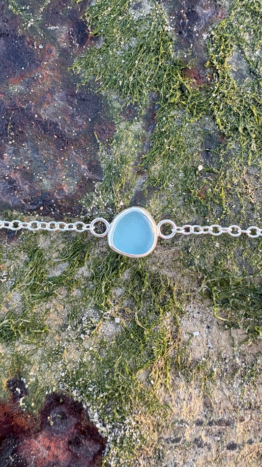 seaglass bracelet